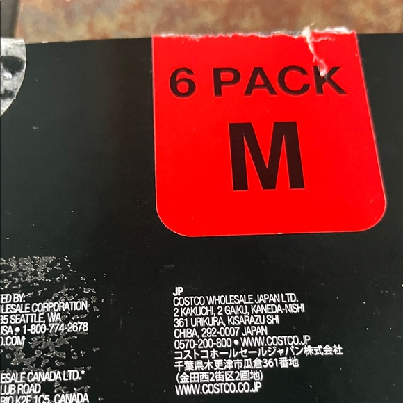 Kirkland Signature Men's White Crew Neck T-Shirts - 6 Pack - Picture 4 of 7